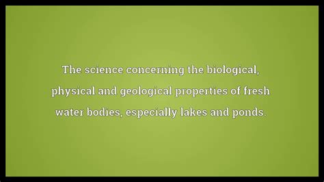 limnology hardness test meaning|how does limnology work.